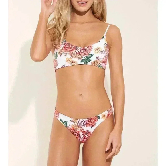 Maaji Flirt Bottom Carnation Size 3XL Reversible Floral Tropical Print - Picture 1 of 8